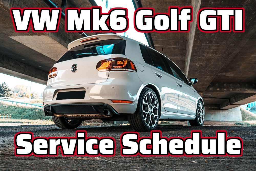 White VW Golf Mk6 GTI
