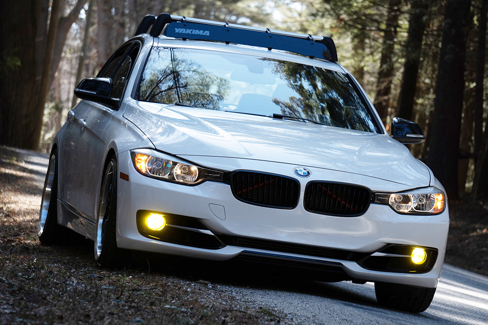 White BMW 3 Series
